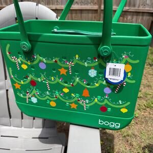 Original Bogg Bag Tinsel Tree 2025 Holiday Color Large Tote & 2 pouches New!